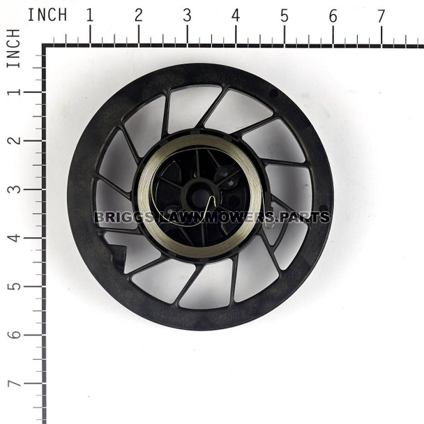 498144 - PULLEY/SPRING ASSY Briggs and Stratton Original Part - Image 2