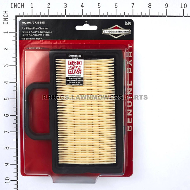 5408K - AIR FILTER W/PRE CLN Briggs and Stratton Original Part - Image 3