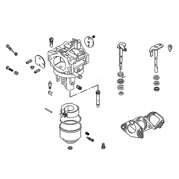 492907 - CARBURETOR Briggs and Stratton Original Part