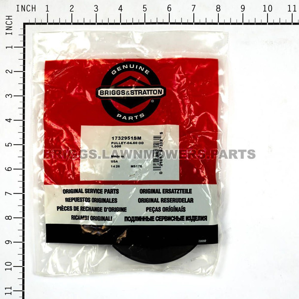 1732951SM - PULLEY-04.60 OD 1.000 Briggs and Stratton Original Part - Image 4