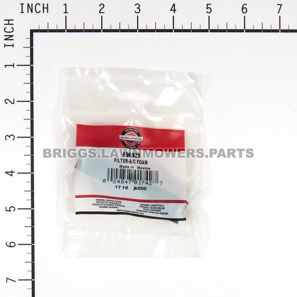 696923 - FILTER-A/C FOAM Briggs and Stratton Original Part - Image 4