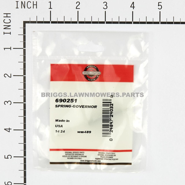 690251 - SPRING-GOVERNOR Briggs and Stratton Original Part - Image 3