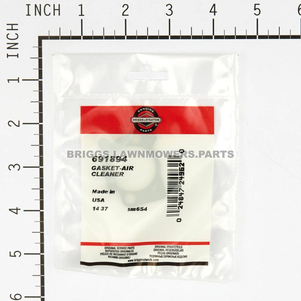 691894 - GASKET-AIR CLEANER Briggs and Stratton Original Part - Image 3