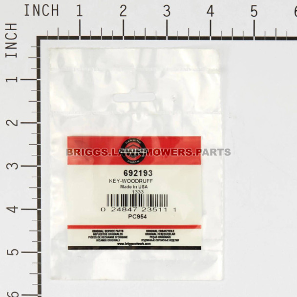 692193 - KEY-WOODRUFF Briggs and Stratton Original Part - Image 3