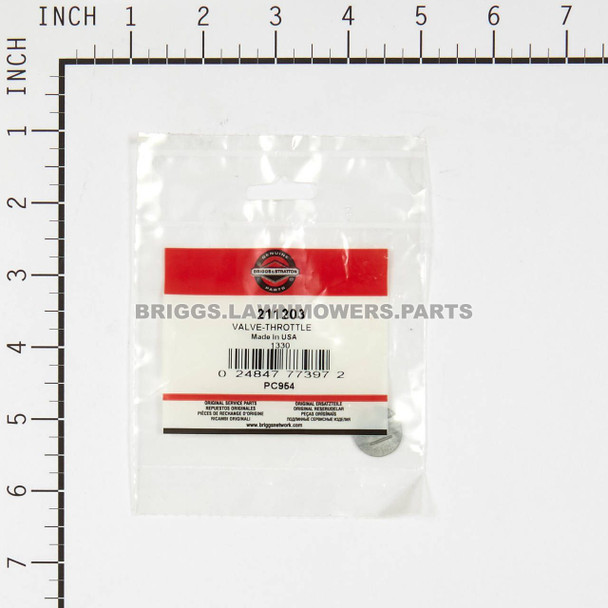 211203 - VALVE-THROTTLE Briggs and Stratton Original Part - Image 3