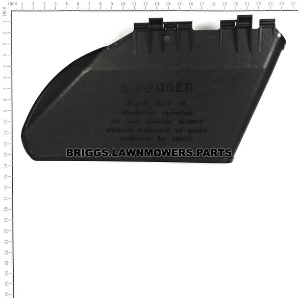 1705449SM - DEFLECTOR BLACK Briggs and Stratton Original Part - Image 2