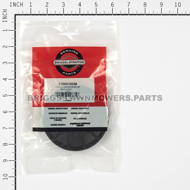 1706510SM - PULLEY-IDLER 04.00 OD Briggs and Stratton Original Part - Image 3