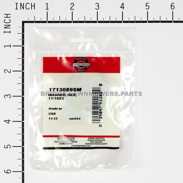 1713089SM - WASHER HEX 11/16X2 Briggs and Stratton Original Part - Image 3