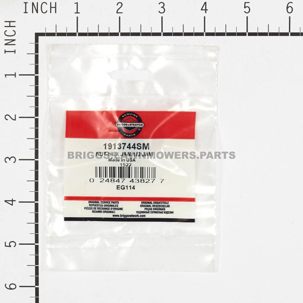 1913744SM - NUT-HEX JAM 1/2 JAM Briggs and Stratton Original Part - Image 3