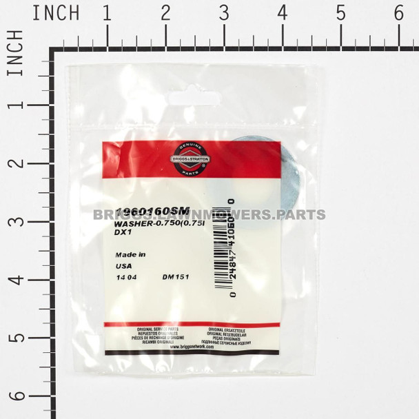 1960160SM - WASHER-0.750(0.75IDX1 Briggs and Stratton Original Part - Image 3