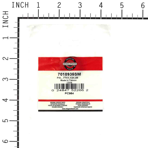 7010935SM - FW .77X1.13X.06 Briggs and Stratton Original Part