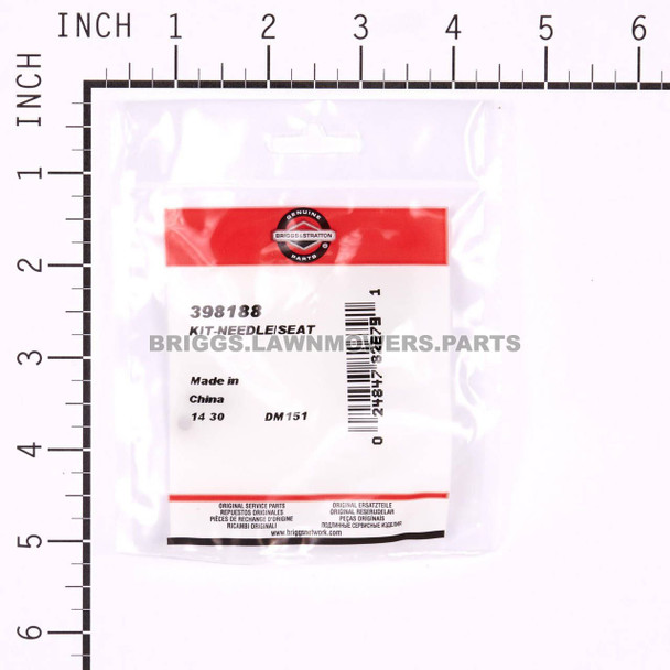 398188 - KIT-NEEDLE/SEAT Briggs and Stratton Original Part - Image 3