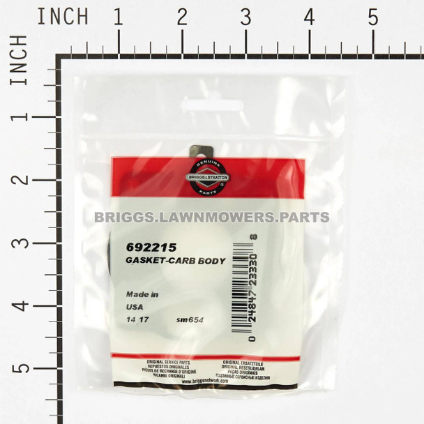 692215 - GASKET-CARB BODY Briggs and Stratton Original Part - Image 3