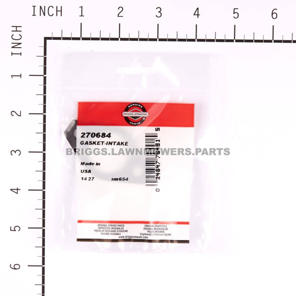 270684 - GASKET-INTAKE Briggs and Stratton Original Part - Image 3