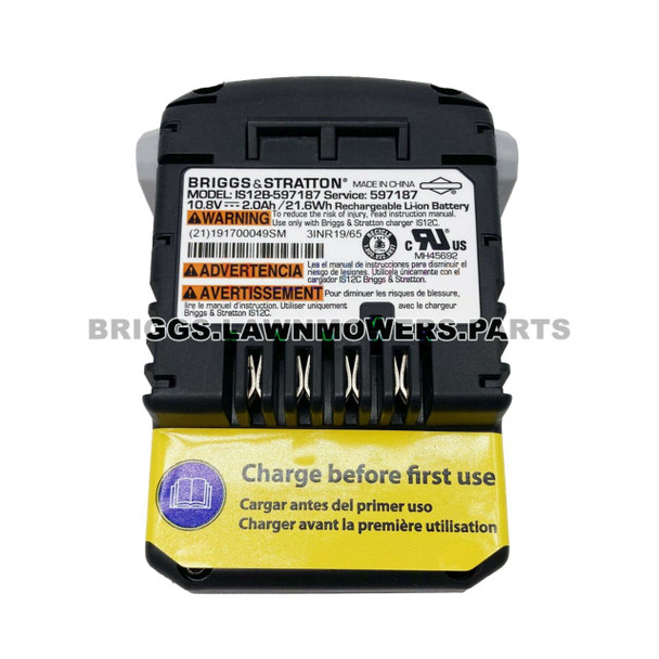 597187 - BATTERY Briggs and Stratton - Image 2