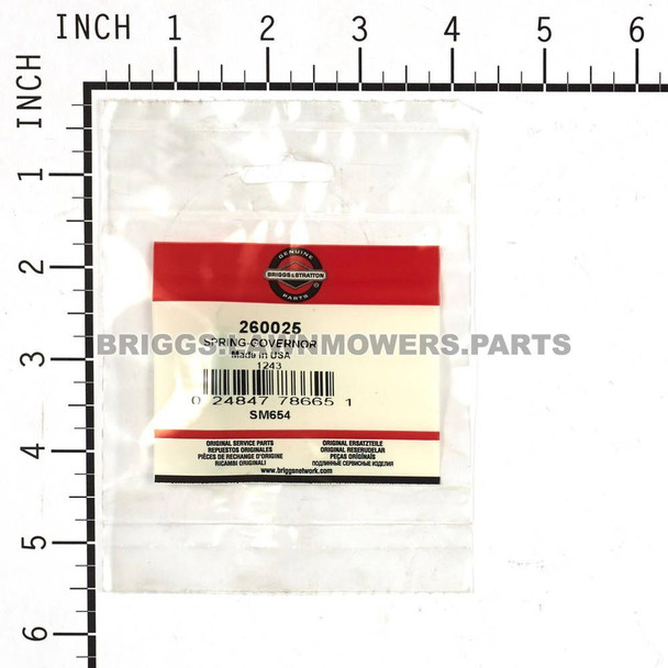 260025 - SPRING-GOVERNOR Briggs and Stratton Original Part - Image 3