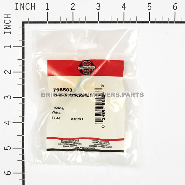 798503 - PLUG-DIPSTICK/FILL Briggs and Stratton Original Part - Image 3