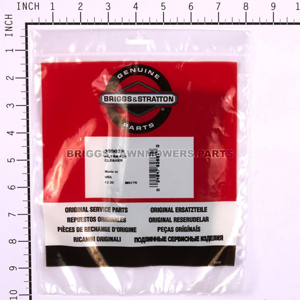 399039 - FILTER-PRE CLEANER Briggs and Stratton Original Part - Image 6