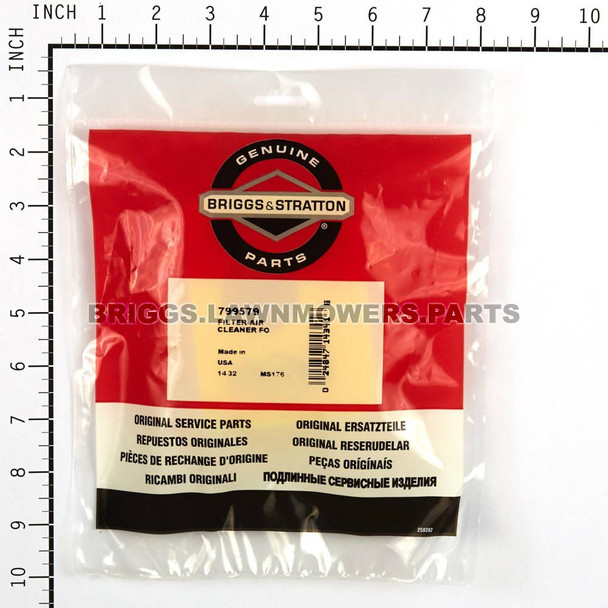 799579 - FILTER-AIR CLEANER FO Briggs and Stratton Original Part - Image 4