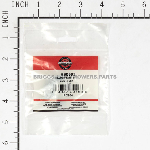 690593 - BRACKET-OIL FILL Briggs and Stratton Original Part - Image 3