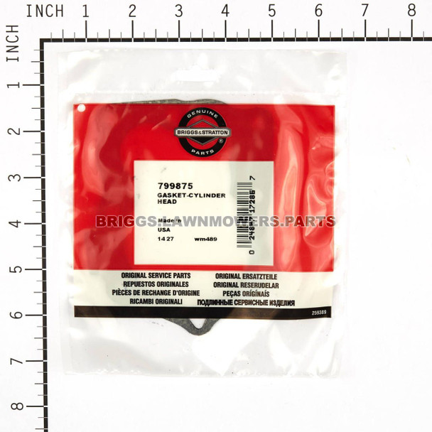 799875 - GASKET-CYLINDER HEAD Briggs and Stratton Original Part - Image 3
