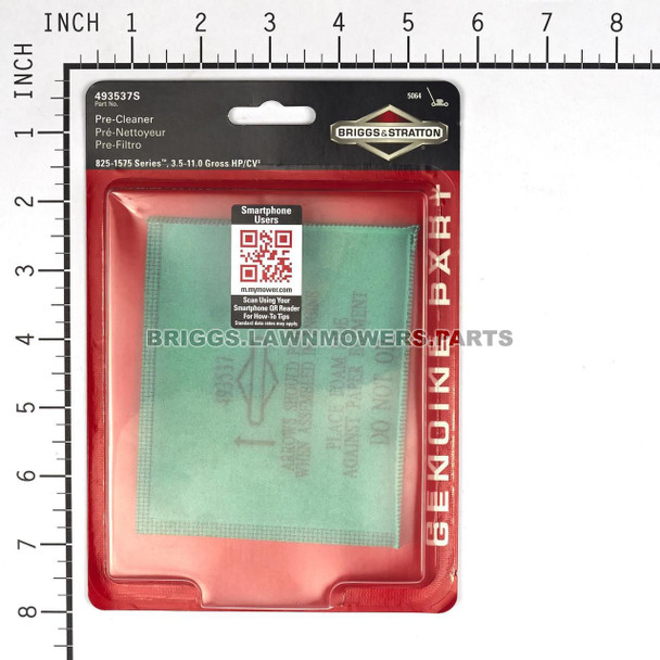 5064K - FILTER-A/C FOAM Briggs and Stratton Original Part - Image 3