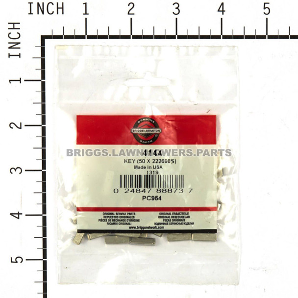 4144 - KEY (50 X 222698S) Briggs and Stratton Original Part - Image 4