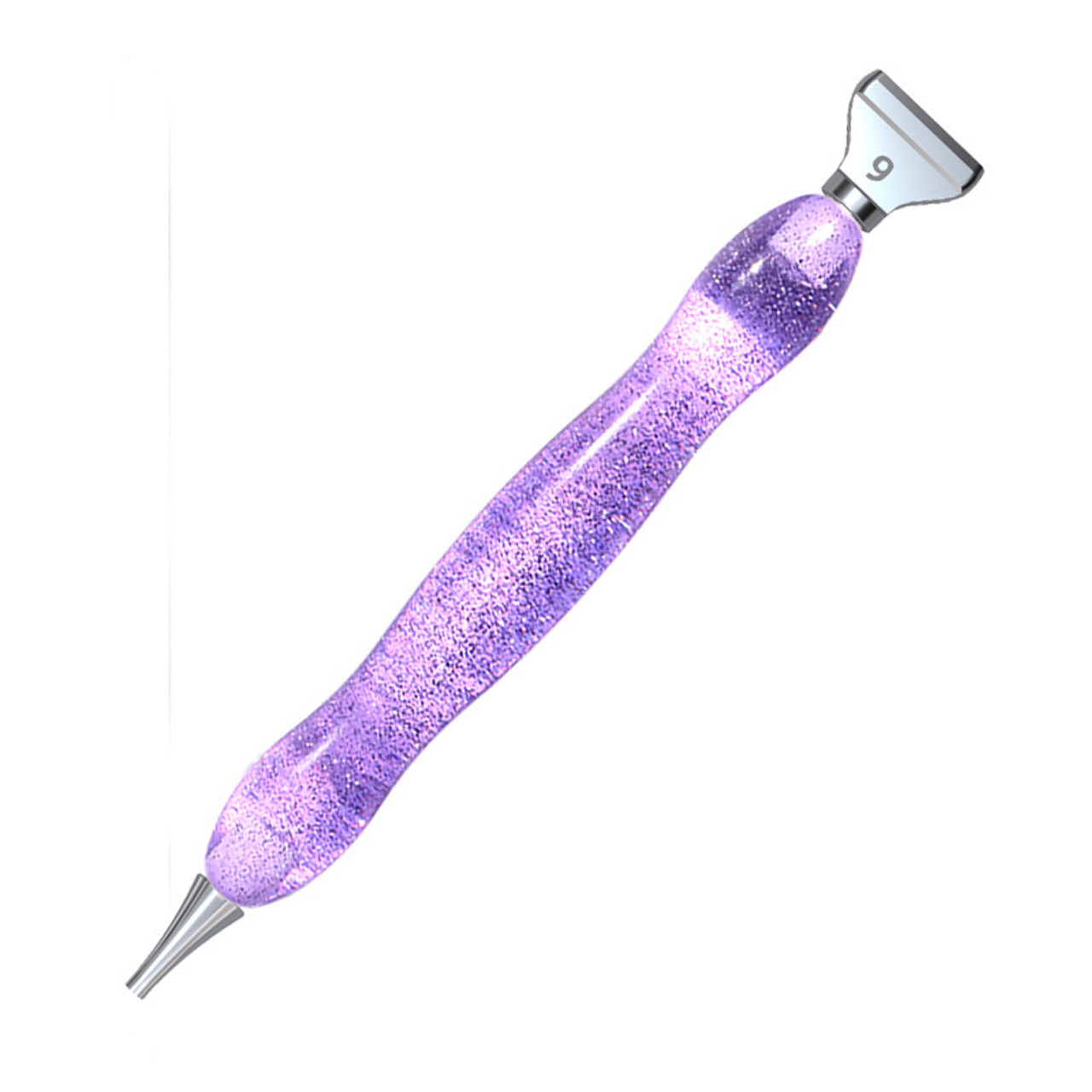 7 Pc Pink Metal Screw Thread Tips Diamond Painting Pen Kit 