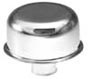 Chrome Oil Breather Cap W/ 1.25" Grommet Hole