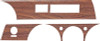 Woodgrain Console 68-69 Barracuda Upper Dash 3 Piece