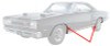 Wheel Opening Moldings 68-70 Dodge Coronet