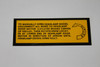 Hidden Headlight Rotation Decal 1970 Charger
