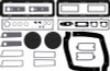 Paint Gasket Set 70 Road Runner & GTX