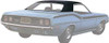 Vinyl Top 70-74 Barracuda & 73-74 Challenger Narrow Seam Black or White