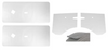 Door Panel Watershields Front & Rear Panels 70-74 Barracuda