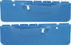 1971-1972 Charger R/T 500 SE & Superbee Bucket & Bench Style "Standard" Lower Rear Panels (Plastic)