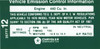 Decal Emissions 72 318-2V AT/MT California #3671761