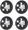 Rallye Wheel Center Caps Small Bolt Pattern 72-74 (Set of 4)