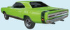 1969 Coronet "R/T" Bumble Bee Stripe Kit White