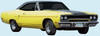 1970 Road Runner Decal & Dust Trail Side & Deck Lid Stripe Kit Reflective Gold