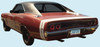 1968 Charger Bumble Bee Stripe Kit