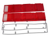 Tail Lamp Lenses 71 Charger R/T  & SE
