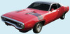 1971 GTX Decal & Hood-to-Fender Stripe Kit Reflective Colors