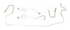 Front Brake Line Kit 68-72 W/Standard Brakes 4pc Stainless Steel