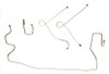 Front Brake Line Kit 68-72 W/Power Brakes 4pc Original Material