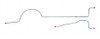 Rear Axle Brake Lines 73 A-Body W/ 8-3/4 Axle Stainless Steel