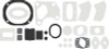 Firewall Gaskets 66-70 B Body w/o AC & w/Wiper Pivots