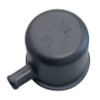 Oil Filler Breather Cap - Tall w/ 1 Hose Outlet (Paintable) 68-69 Mopar