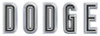 Letters Hood 67 Charger & Coronet "DODGE"