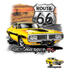 T-Shirt Dodge Charger Route 66